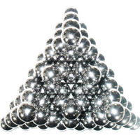 STAGES | 2012 | Doorlopende serie en composities, stalen flipperkast ballen, magneten